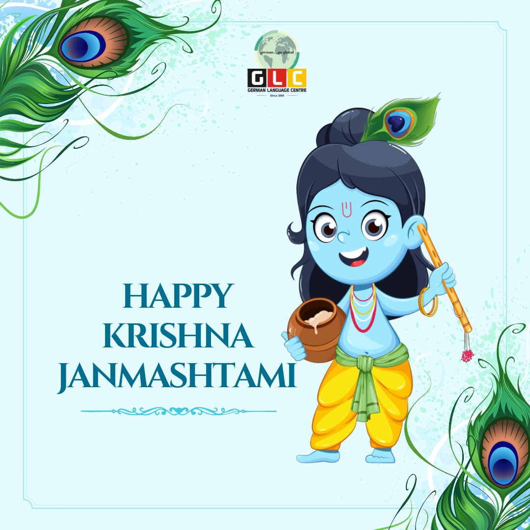 CentreGerman's tweet photo. May lord krishna steal all your worries and bless you with a healthy and prosperous life. 
Happy Janmashtami 

#janmashtami #krishna #krishnajanmashtami  #happyjanmashtami #glcgoglobal https://t.co/3Nu3zNML4L