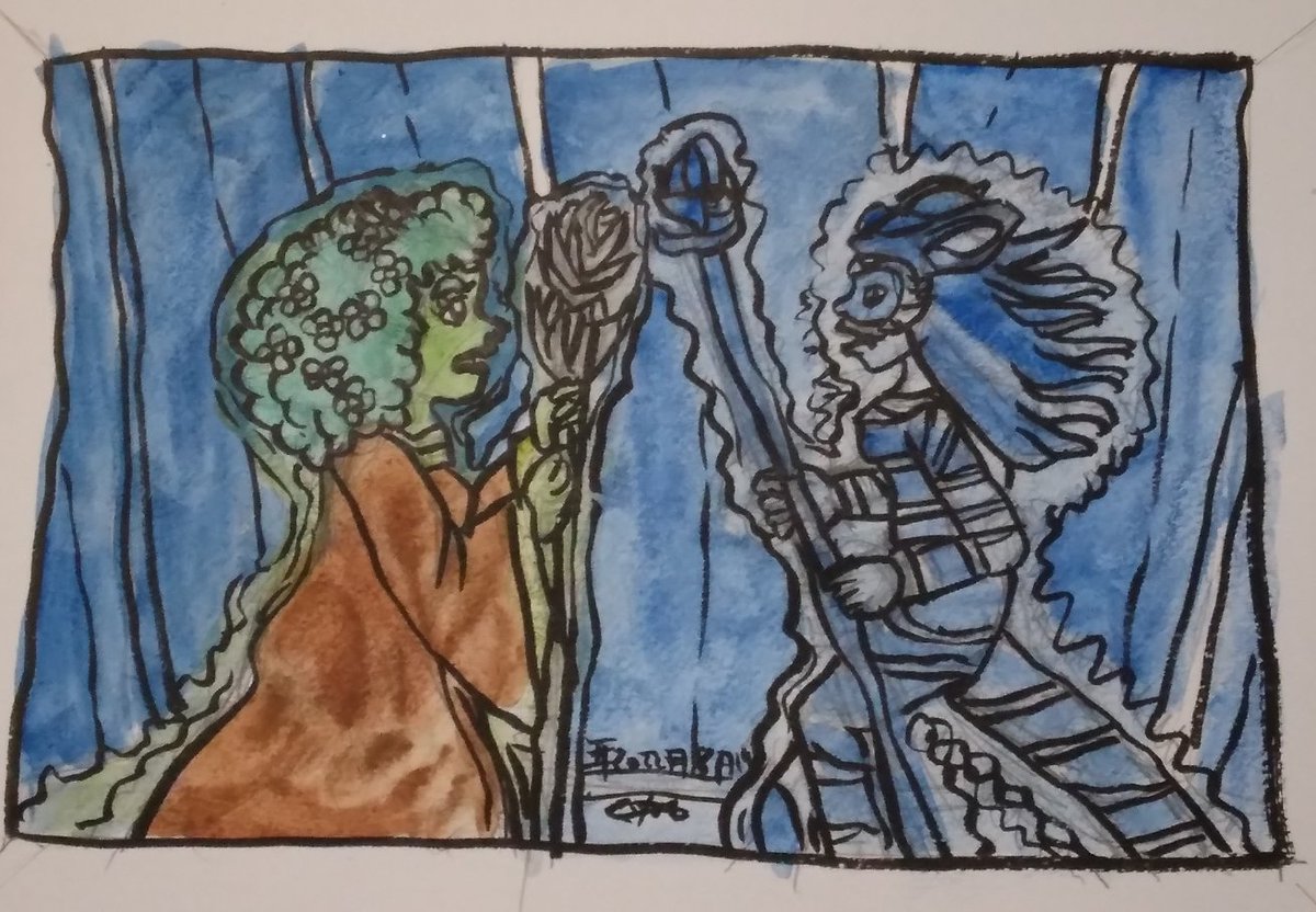 CherishYork's tweet photo. #Drowgust2022: Day 18: Outsider: Mossy's and Spiky Specs Battle
@frandaredoodles
#Drowgust2022 #day18outsider
#mossytheundeadlibrariandrow
#spikyspecs #19thaug2022 https://t.co/gSA0WizCOT