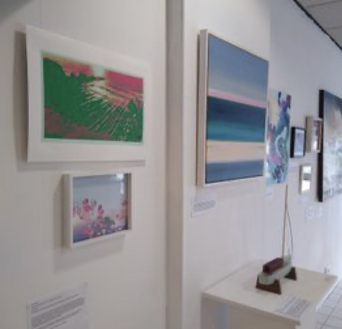 startyourart1's tweet photo. Excited to be part of this show @Fronteer_Art that ends today. (My pink organic painting lower left)

Enjoy all things of the Sea in the beautiful #sheffield show 

#artistsontwitter #art #Collectibles https://t.co/0mPW2h5v81