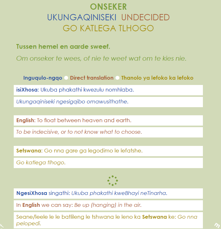 sbafrikaans's tweet photo. Vandag se idioom: Tussen Hemel en aarde sweef. 🙂
Geniet die naweeek!
#idioomvandiedag #taalmaand #Taaldag #SigbaarAfrikaans #SBA https://t.co/FiY4k6iqD7