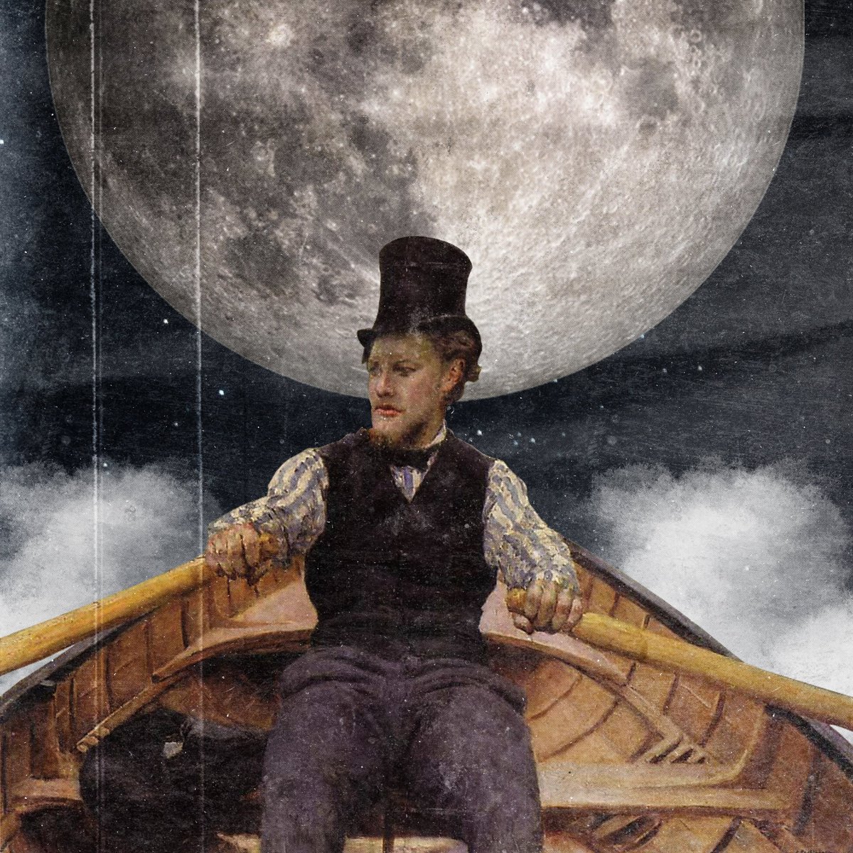 'To the moon', 14 Aug. 2022, #Collage, #Tezos, by <a href="/aldienyunyu/">dillin with art ✂️✌️</a>