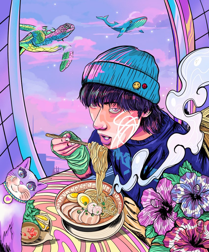 GA frens and collectors. Who’s love Ramen here? 😁

Don’t forget to check my new work in my new <a href="/foundation/">Foundation 🌐</a> account. ❤️

foundation.app/@RubenBQ

#NFTs #NFTCommunity #nftcollector #nftart