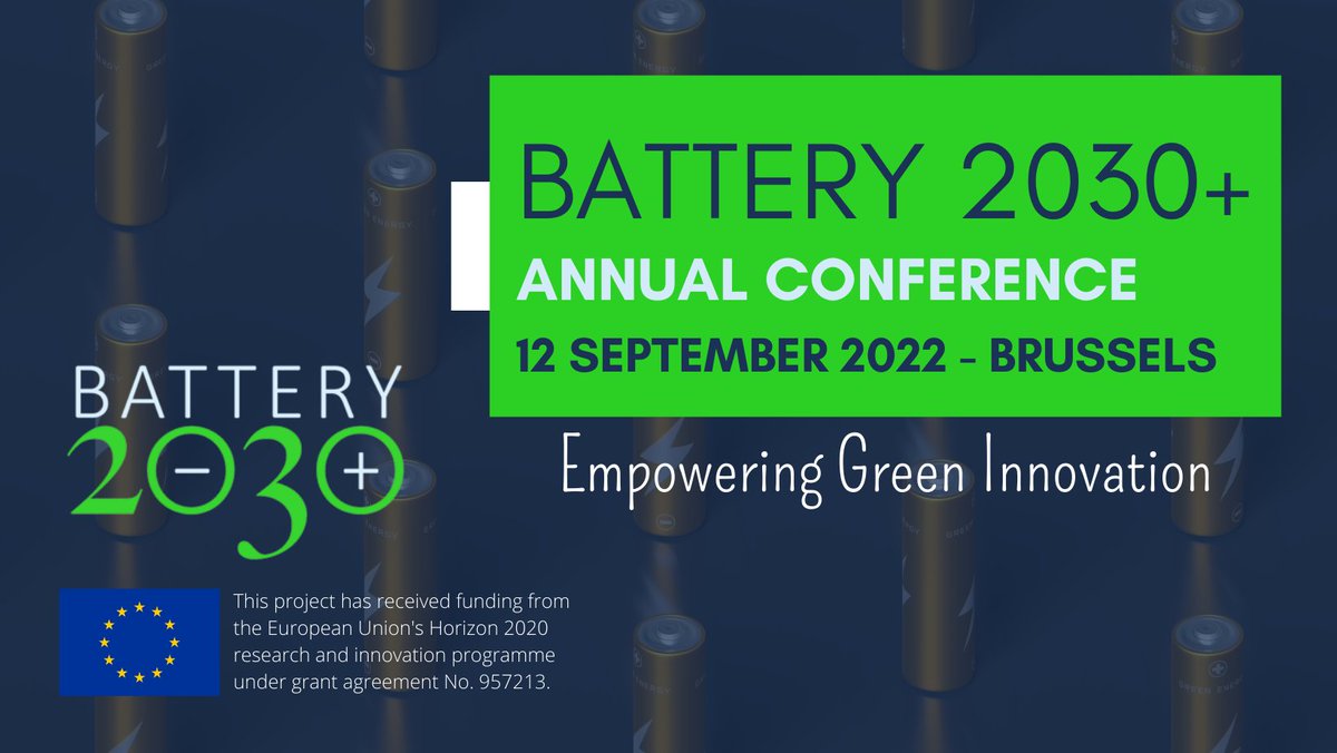 Emiri_Europe's tweet image. Less than a month for the @2030Battery Annual Conference - #EmpoweringGreenInnovation in Brussels! Registration is open until 28 August,✍ don&apos;t forget to sign up! battery2030.eu/news/happening…