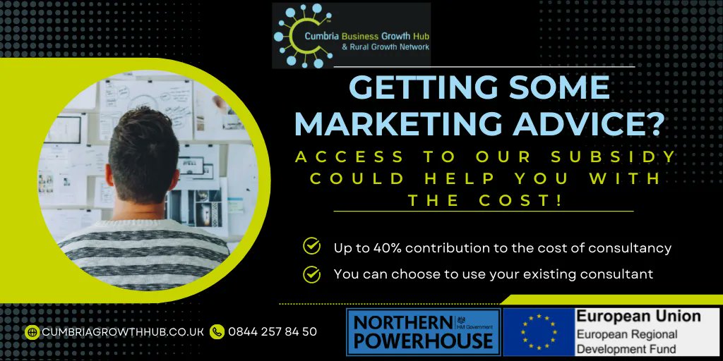 test Twitter Media - You can get up to 40% contribution to consultancy services through Cumbria Business Growth Hub, find out more: https://t.co/ALXg7Xnzq7 https://t.co/9YvAuA8pcZ