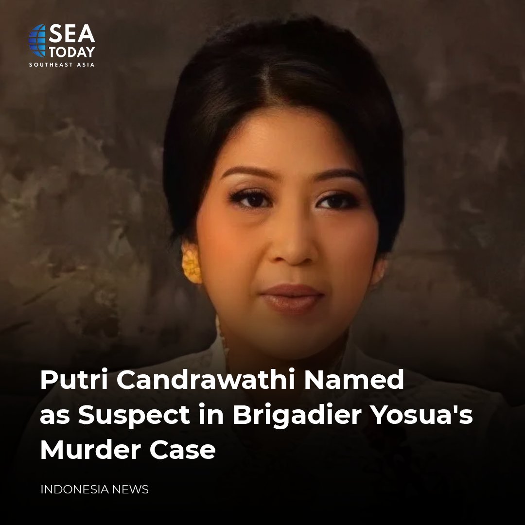seatodaynews's tweet photo. #BREAKINGNEWS After a series of investigations against Putri Candrawathi, the National Police Special Team named Ferdy Sambo's wife as a suspect in the murder of Brigadier Yosua. This information was conveyed through a press conference on Friday (19/8) #SEAToday #PutriCandrawathi https://t.co/oCuAm2J58q