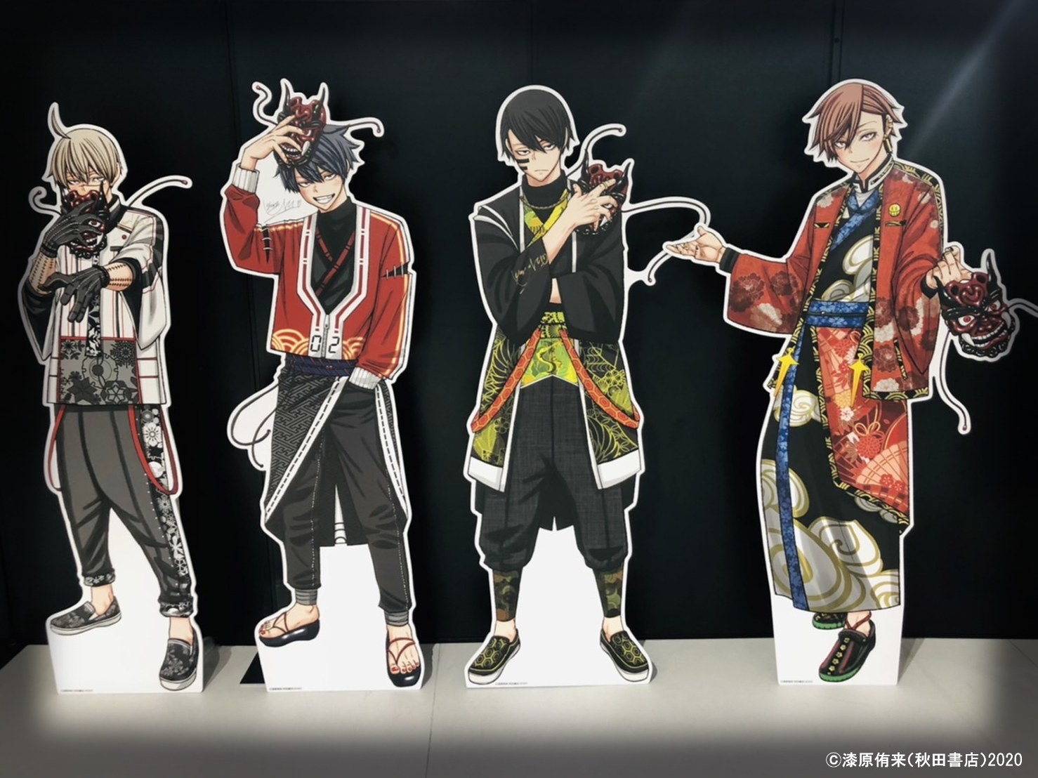 桃源暗鬼 キャンバスパネル 鬼機関ver 【B4】 桃源暗鬼 キャンバスパネル 鬼機関ver B4