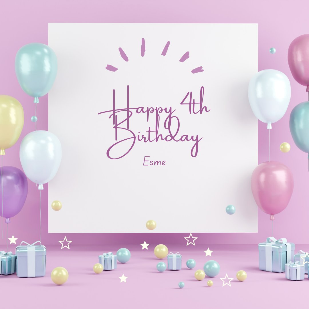 We would like wish Esme a very happy 4th birthday. We hope you have a wonderful day.

#celebrate #birthday #4today