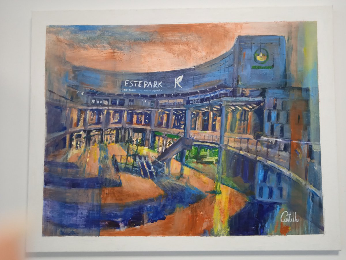 EsteparkCs's tweet photo. ¿Os gusta?💚
Ya tenemos en un lugar destacado de la oficina el cuadro del exterior de #Estepark que nos pintó #CeliaCastillo en 🖼️ #ESTEPART: MUSEO EFÍMERO AL AIRE LIBRE.🖼️
#pintura #artistas #Castelló #arte #museo https://t.co/f0vRDqRN8K