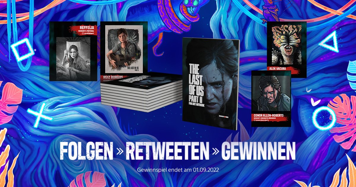 Wir pimpen eure #TheLastofUs-Sammlung und verlosen 9⃣ Exemplare dieses exklusiven The Last of Us Part II Fan-Artbooks. Viel Glück!

Holt euch #TheLastofUsPartII bei den Sommerangeboten 👉play.st/3wfsf3C 

TNB: ps.playstation.com/nq4s7TaDgT