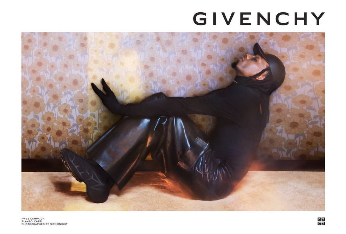 Playboi Carti for Givenchy shot by Nick Knight (2022)