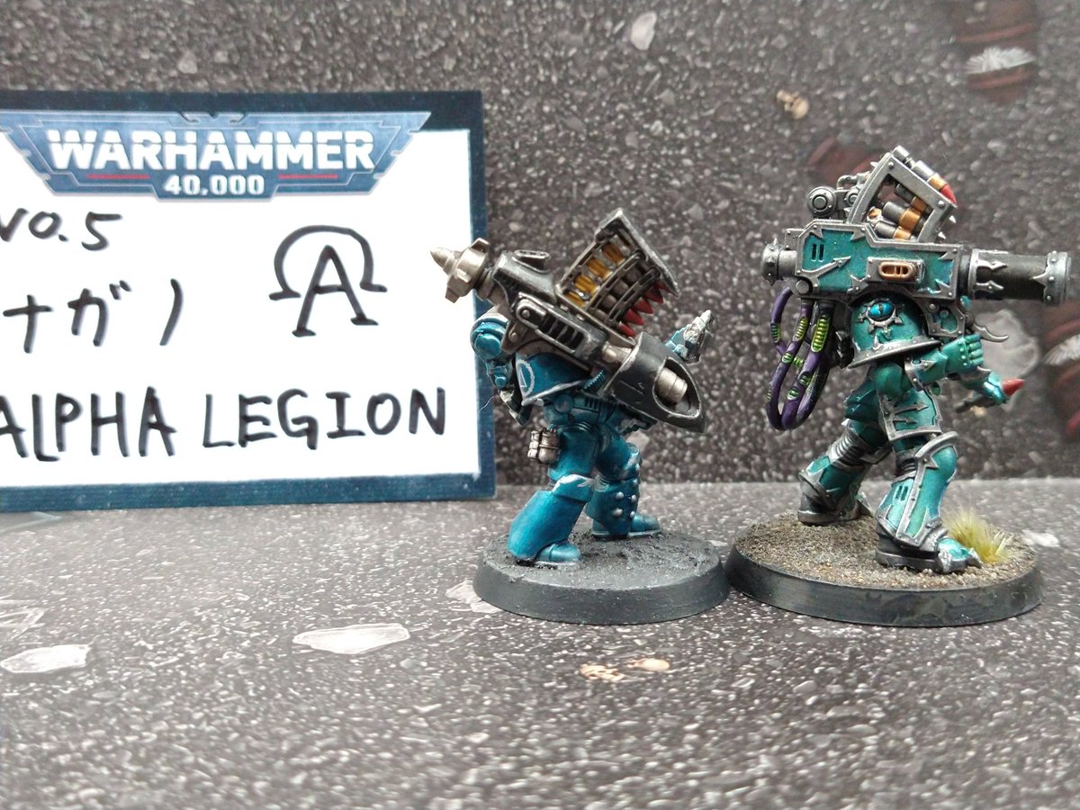 WarhammerTakada's tweet photo. #HHNP
#馬場ペイントコンペ
エントリーNO.5
アルファレギオン https://t.co/HayxZARmCa