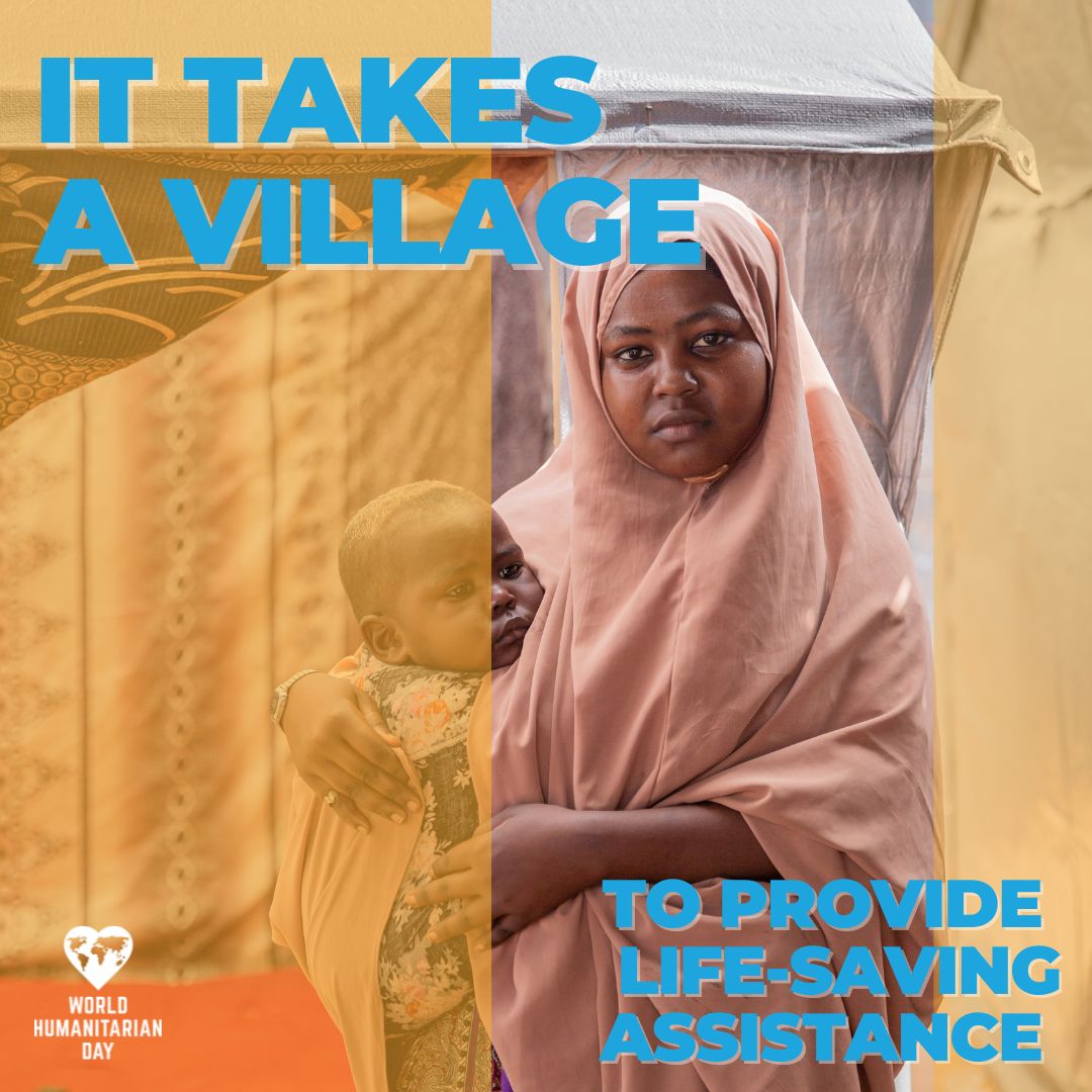 #ItTakesAVillage to support vulnerable people across Somalia. 

On #WorldHumanitarianDay, we thank the entire humanitarian community, comprising local communities, volunteers, emergency responders, I/NGOs and the <a href="/un/">United Nations</a>, for working tirelessly to help the people of Somalia.