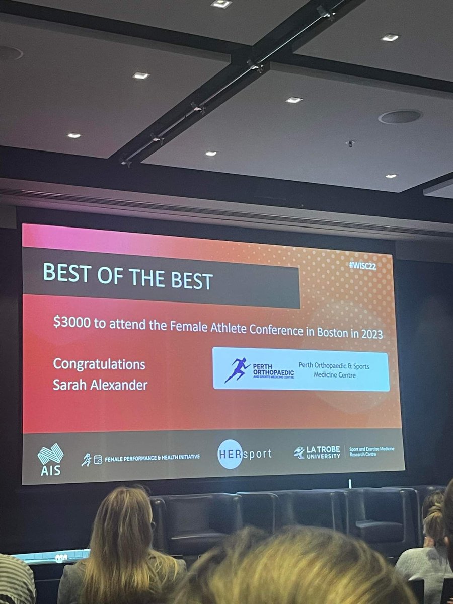 SareAlexander's tweet image. Incredibly honoured to have been given these two awards at the fantastic @WISCongress. Three days of amazing research shining a light on female athletes. 

Thank you to all the organisers, can't wait for Boston 2023! #WISC22 #FAC2023