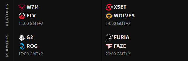 Siege_GG's tweet photo. WE ARE 🔟 MINUTES OUT!

Here's what the schedule is for today, the first day of the #SixMajor Berlin playoffs!

🇩🇪🇩🇪🇩🇪🇩🇪 https://t.co/qA1ITM0Ah4