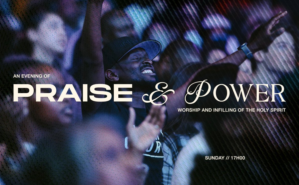 We can't wait to see YOU at our morning services tomorrow, AND at our evening of Praise &amp; Power at 17h00! It's going to be a fantastic evening as we pray for the infilling of the Holy Spirit. Invite a friend, and we'll see you tomorrow.