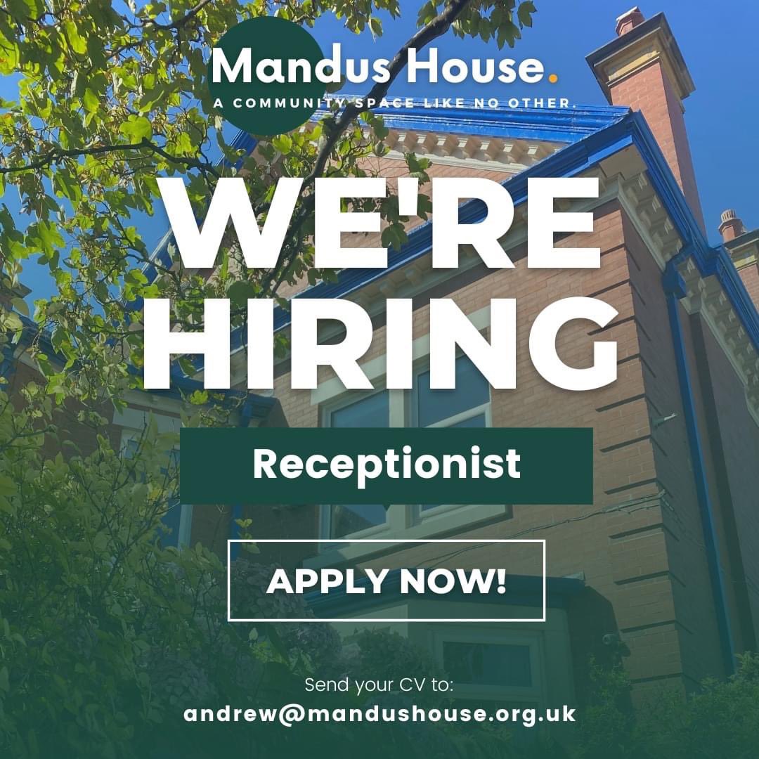mandushouse's tweet photo. WE’RE HIRING!🥰

#Blackpool #Fylde #Lancashire #LythamStAnnes https://t.co/zgV775talk