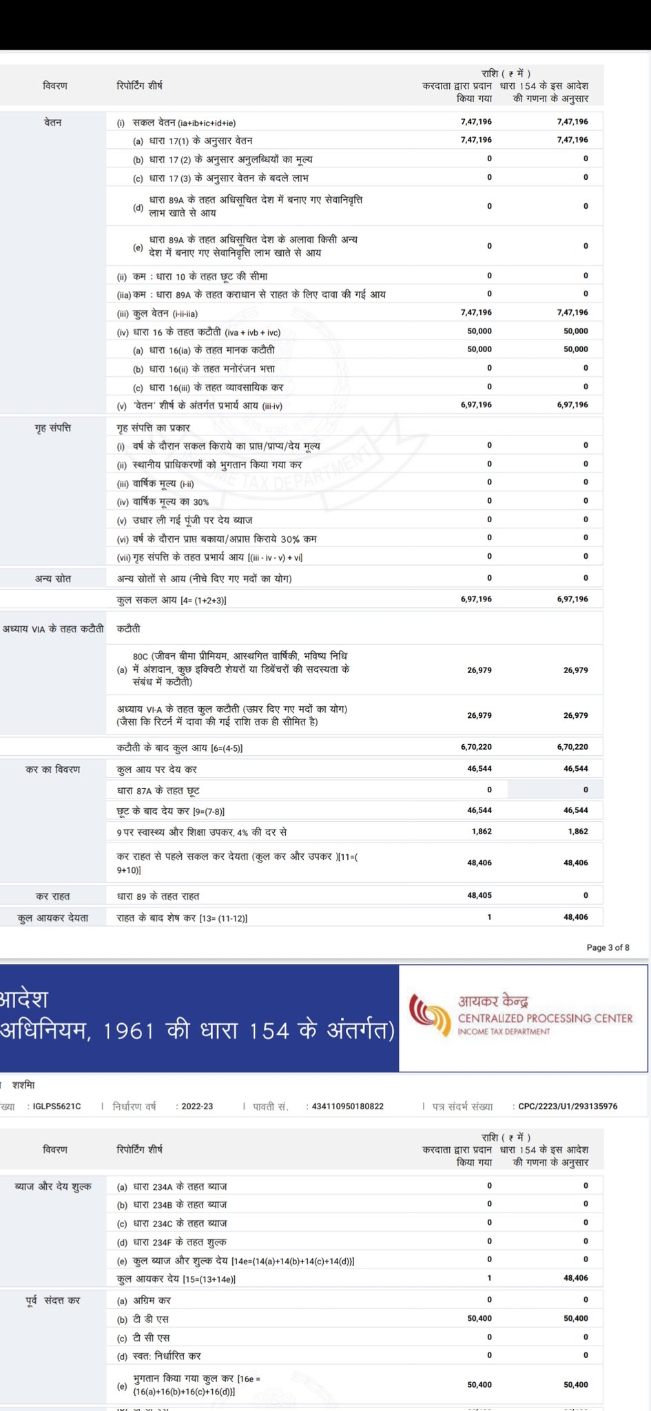 permanent account number income tax india