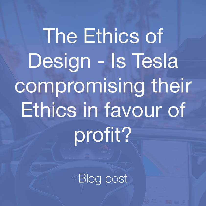 DesignWakeup's tweet photo. We've written an article with some extra information about Design Ethics and the Tesla case.
https://t.co/Tlfj4yNUQC

#designwakeup #designpodcast #design #designcommunity #designmanagement #podcast #designthinking  #designthinking #humancentreddesign #designethics #ethics #ux https://t.co/gcm739sRWN