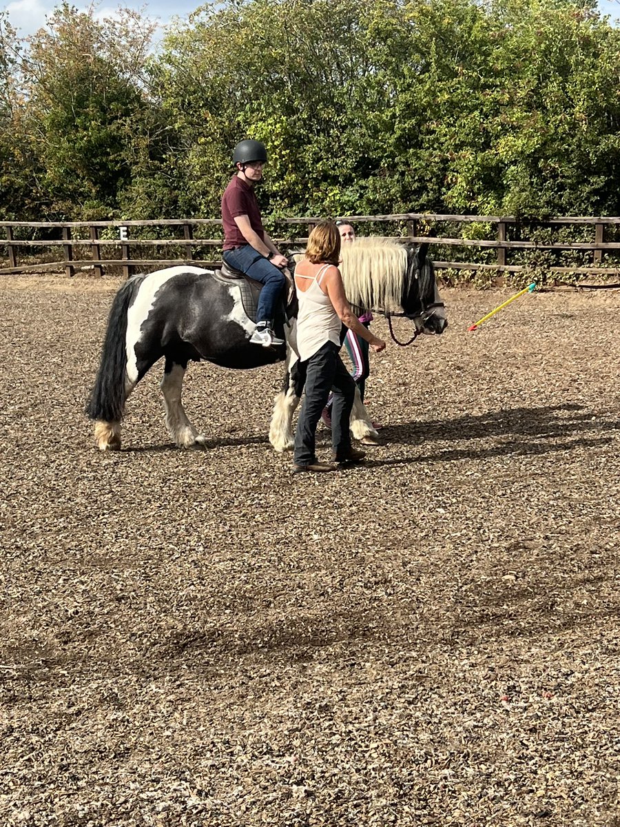 Outside of my school role (& my autism advocacy work) I assisting young people with SEND to access leisure activities. I have volunteered and worked to provide these opportunities since I was 15. Yesterday, I took a group horse riding at a school, followed by a pub dinner. 🏇😁