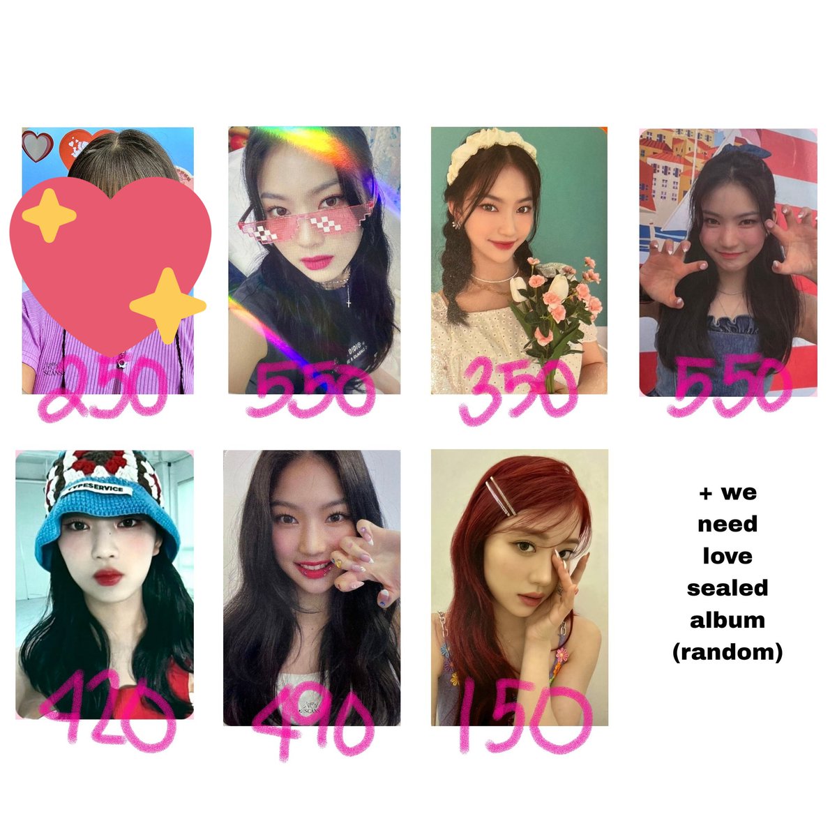 seeunpoca's tweet photo. lf kahati will get yoon glasses only! isa appmu nails is bundled with the sealed album
1:1 or more ratio! 
can steal if getting more :)

wts lfb ph isa we need love withmuu everline 3 everline lucky draw week 1 apple music 2 3 xiaoting doublast lemon blast pc photocard pob set https://t.co/LstCvpGDII