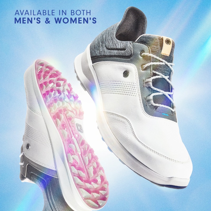 FootJoyEurope's tweet photo. New design, even more comfort.
The all-new Stratos is now available in men's and women's.
Luxurious soft leather 👍
StratoFoam underfoot cushioning 🙌
New padded heel for extra comfort 👌
#FootJoy #1ShoeinGolf #FJStratos
