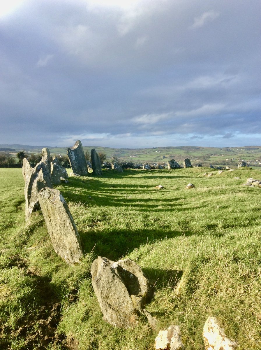 FortCottage's tweet photo. Stone circle . Beltany. Circa 2100-700 BC.  Raphoe Co Donegal. https://t.co/dyvsU4Ucan