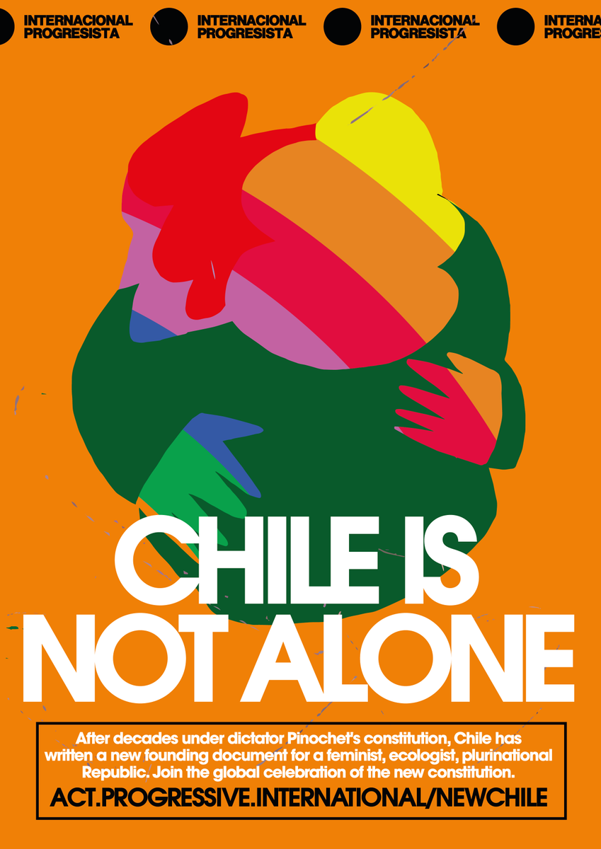 As a @ProgIntl partner we are proud to support their global campaign for #ANewChile. Sign up and download their beautiful social media toolkit here: bit.ly/3QAXyxW #Apruebo #ChaoALaVieja