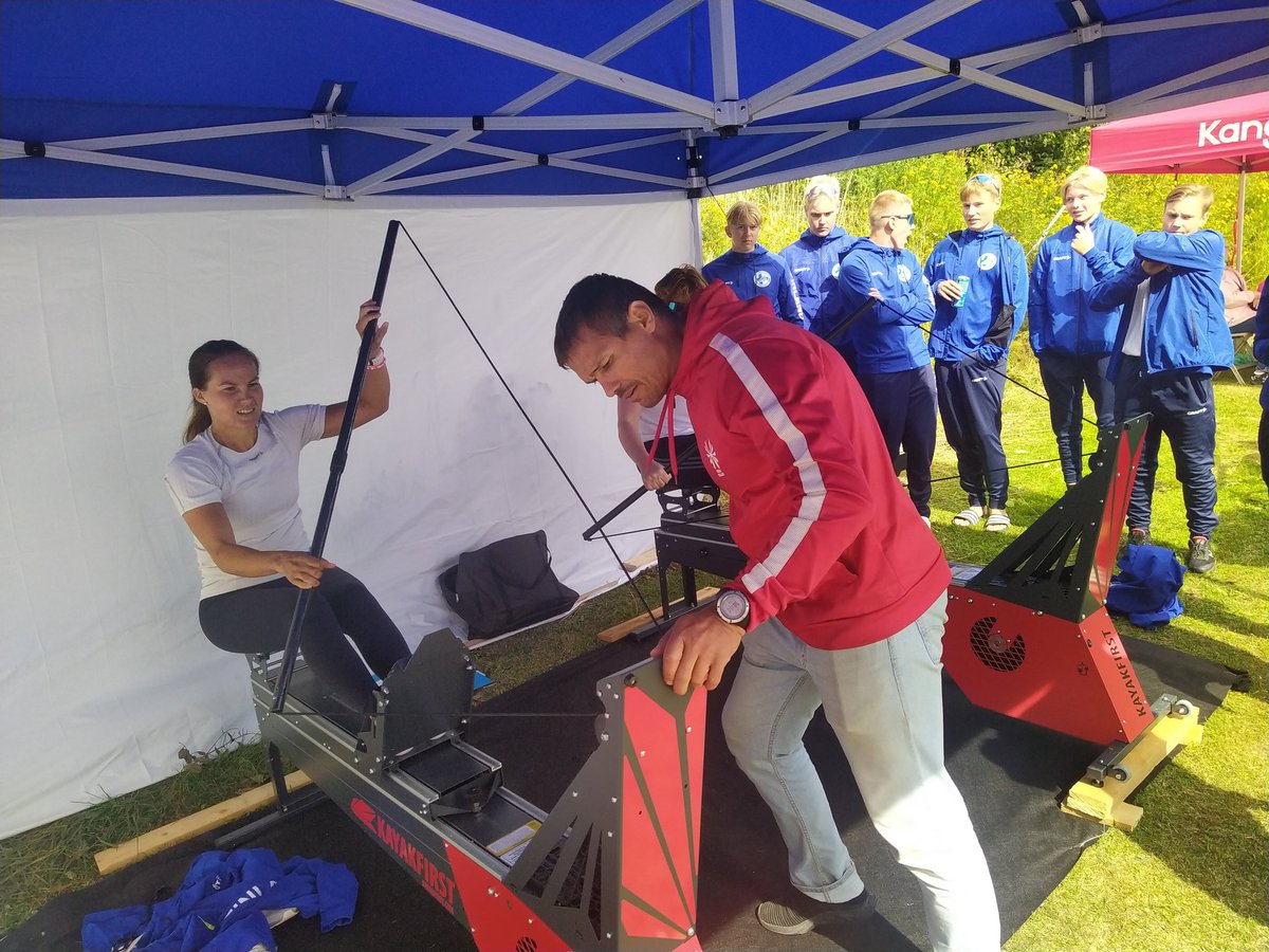 KayakFirst's tweet image. It looks like our partners @pitaijashop had a lot of fun in Finland during the weekend!
#respost #kayakergometer #kayaking #kayakergo Sprint Kayak Nordic Championships 2022, Finland. It was a busy weekend with KayakFirst paddle machine test drives and presentations at our tent.💪🏼