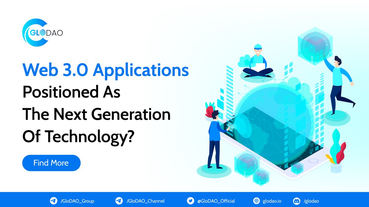 GloDAO_Official's tweet photo. Find out why are Web 3.0 applications positioned as the next generation of technology here 👉 https://t.co/NqpgkTIcPs

#glodao #defi #dao #blockchain https://t.co/3qeSk2bq9A