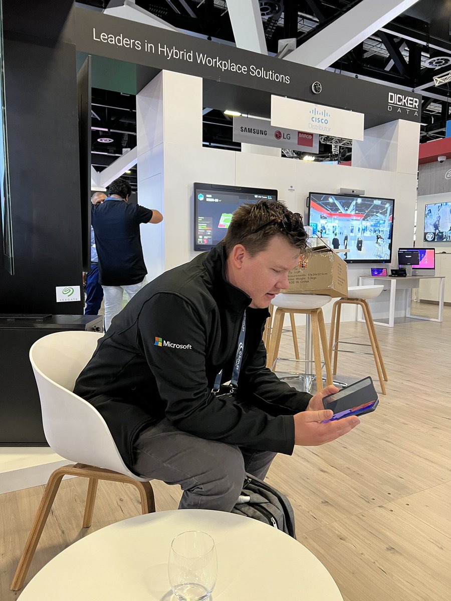 A fantastic few days at @Integrate_Expo has come to an end. Great to see people face to face, and great to see so much new kit on display that will take <a href="/rapidcircle/">Rapid Circle</a>’s <a href="/MicrosoftTeams/">Microsoft Teams</a> Room deployments to another level!