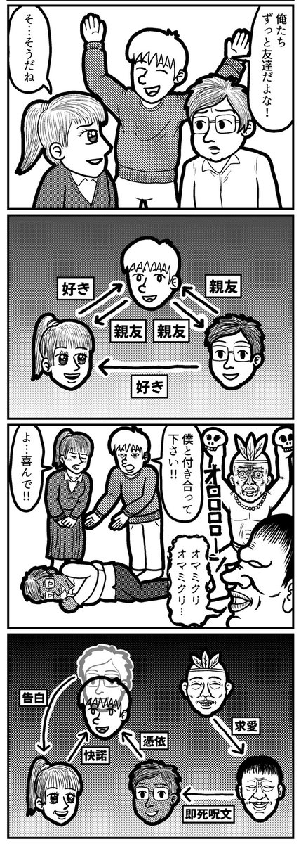 4コマを一粒どうぞ。
#4コマ #4コマR #4コマ漫画 #漫画が読めるハッシュタグ #イラスト #イラスト王国 #山口幕府のお漫画 