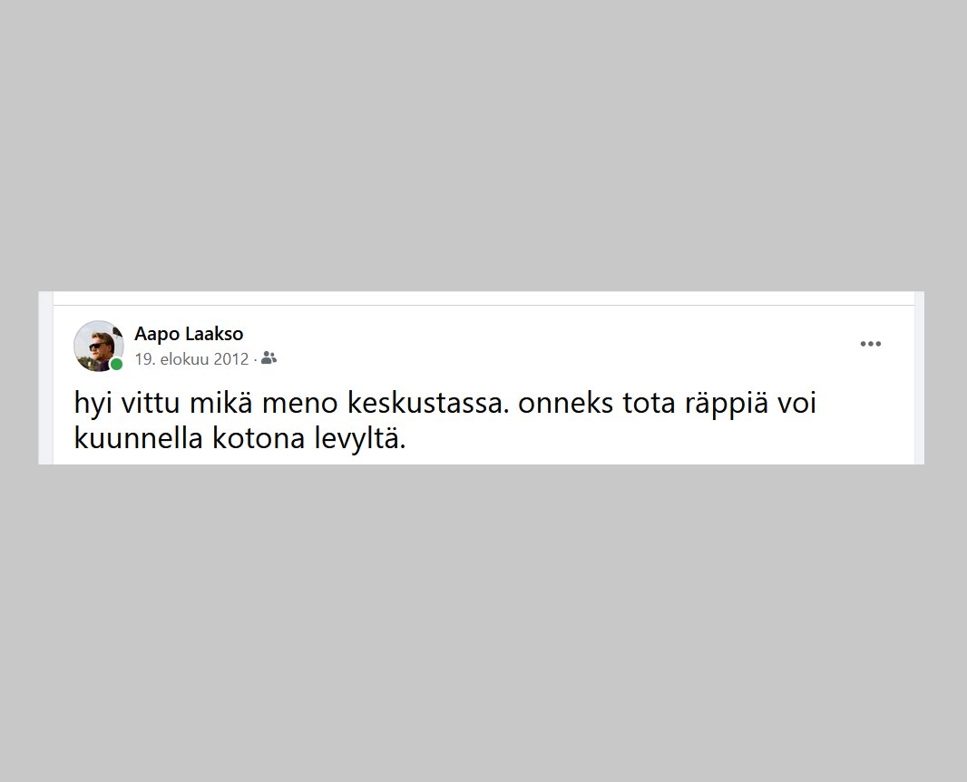 AapoLaakso's tweet photo. Blockfestit näköjään alkaa tänään. Blockfest-kantani on viettää 10-vuotispäivää. En juhli. https://t.co/sTlYBNoU3a