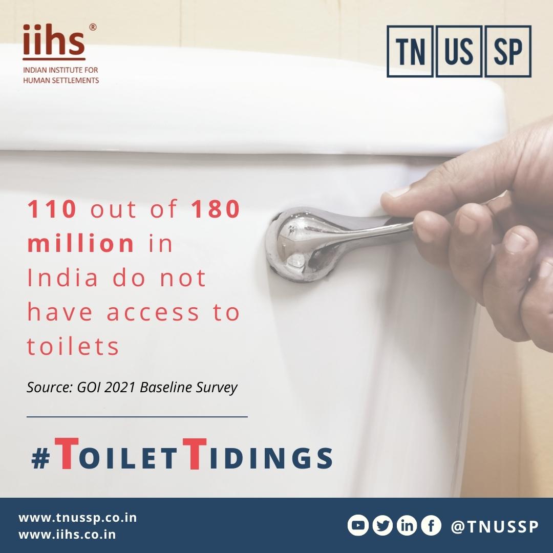 TNUSSP's tweet photo. Working on making sanitation safe for all, one day at a time! Follow #ToiletTidings to see more interesting facts on sanitation. #IIHS #TNUSSP #SanitationForAll https://t.co/Vn3Buw2T0O