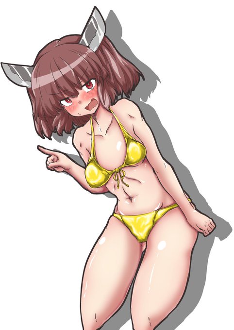 #きりたんキラキラ金曜日 
今日の金ビキニです 