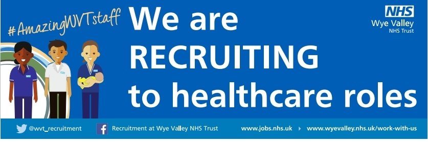 WVT_Apprentice's tweet image. We have exciting Healthcare Support Worker Roles here @WyeValleyNHS for those both experienced and new to care, with opportunities available to progress your career through our apprenticeship pathways. 

Search NHS jobs Today:
Healthcare Support Worker
Herefordshire

#WeAreHCSW