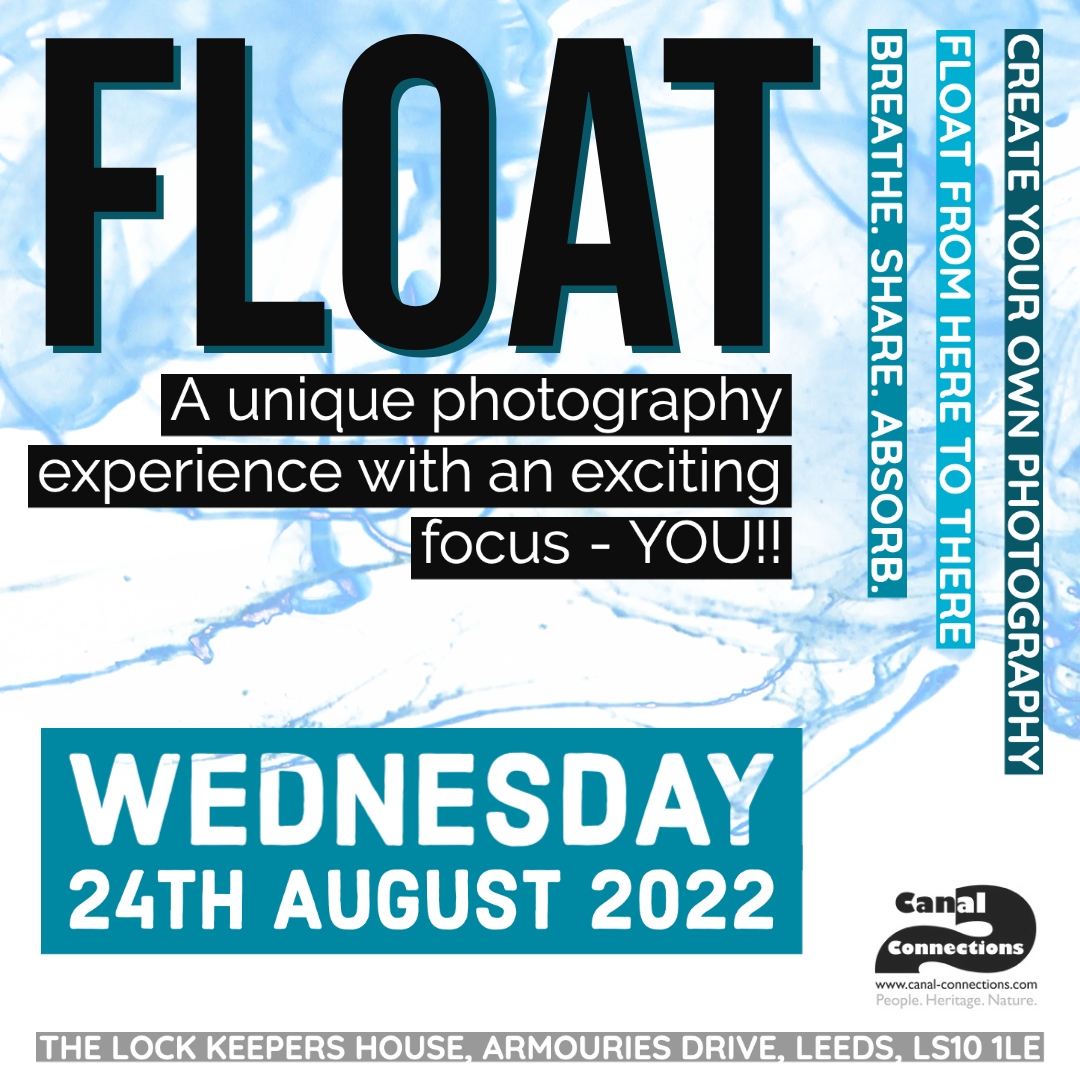 There are still a few places left on next weeks new photography course - FLOAT on Wednesday 24th August 2022.
⁠
This is the last session this month. Get yourself booked on if you fancy it!
⁠
Find out more and book here: canal-connections.com/shop