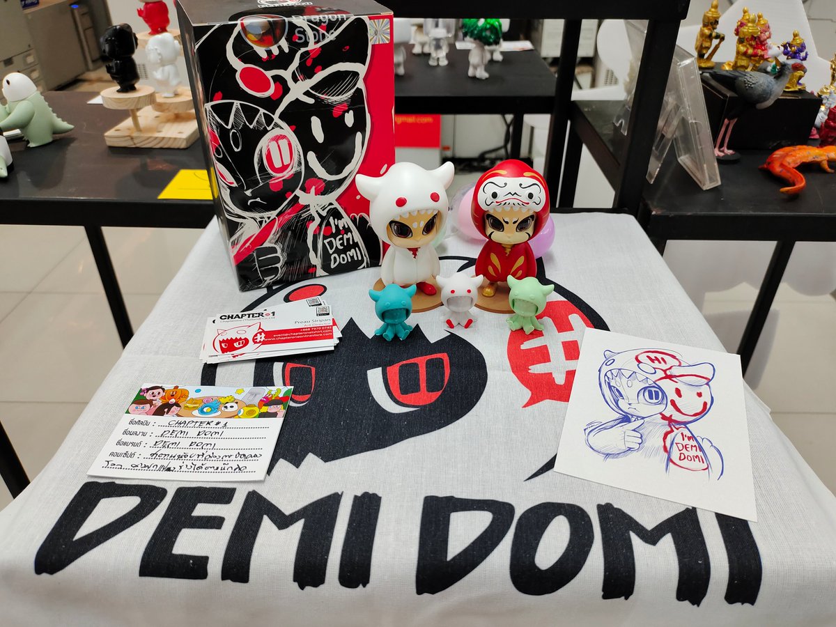 TKarn127's tweet photo. 19-21 ส.ค. 65
ฟอร์จูน mrt พระรามเก้า

#arttoythailand #arttoys #toys #toythailand #toythai #toymaking #designertoys #designcharacter #designertoythailand #toydesigner #toydesign 
#arttoysthailand2022
#MTT2
#SprinkleAOT 
#OutdoorProductsTH
#poscathailand
#fortunetown https://t.co/8v5VAuTDqb
