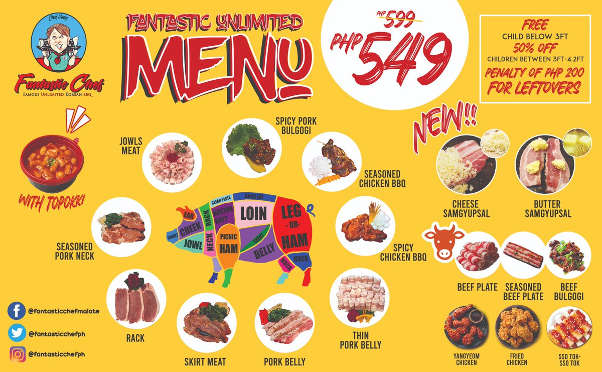FantasticChef_'s tweet photo. #FYP #fypシ Check out our new #FantasticChefMenu 
with the innovative meats selections, Cheese and Buttered Samgyupsal 😍🥓🧀🧇 
#FantasticBaka #UnlimitedMeats #Viral #MalateFood
#instafood #instagoods #Fantasticdeals https://t.co/hR8JLZj0mV