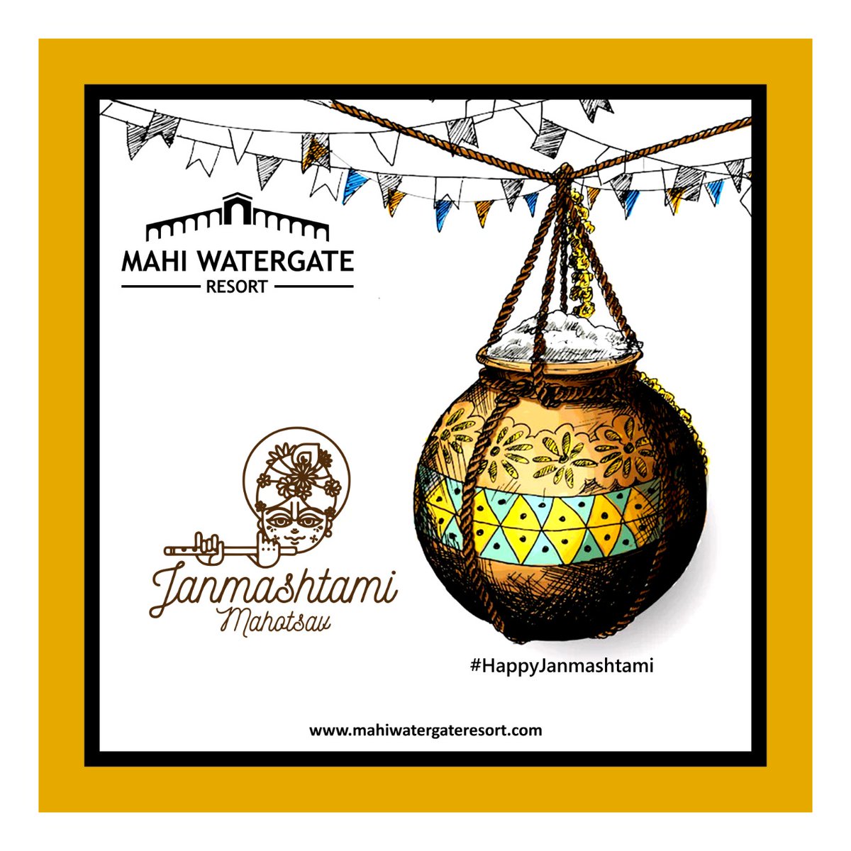 Mahiwatergate's tweet photo. One who sees inaction in action and action in inaction- is a smart man.#janmashtamicelebration #HappyJanmashtami #jaishreekrishna #Krishna #laddoogopal #radhekrishna #MahiWatergate #MahiWatergateResort #resortsandclubs #mujpur #padra #vadodara https://t.co/P3MdjBsn7w