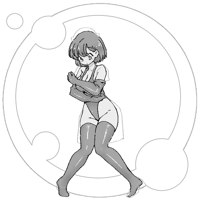 【ハイグレ】被弾直後 #ハイグレの日 