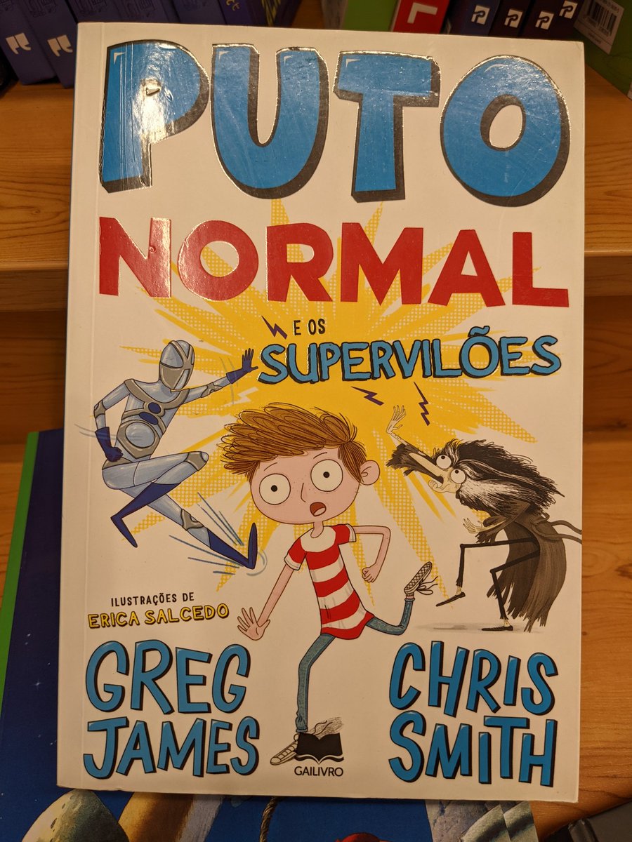 mishaa19's tweet photo. #kidnormal found in a bookshop in Portugal 😁 @gregjames @itschrissmith https://t.co/Kl6Rjx2weg