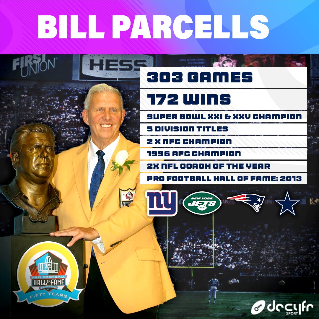 Happy birthday to head coach, Bill Parcells!     