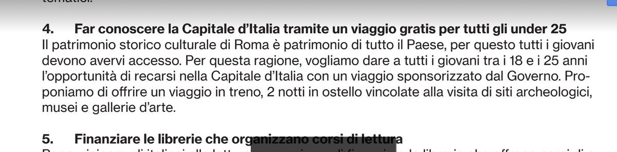 Ma santiddio ma uno, un pirla, uno che vi dice “guardate che se mettiamo il viaggio gratis a Roma per tutti poi possiamo scrivere anche 70 pagine di programma che si parlerà e ci perculeranno solo su quello” ma non lo avete? Ma questa gente la pagate? Ma come stracazzo vi viene?