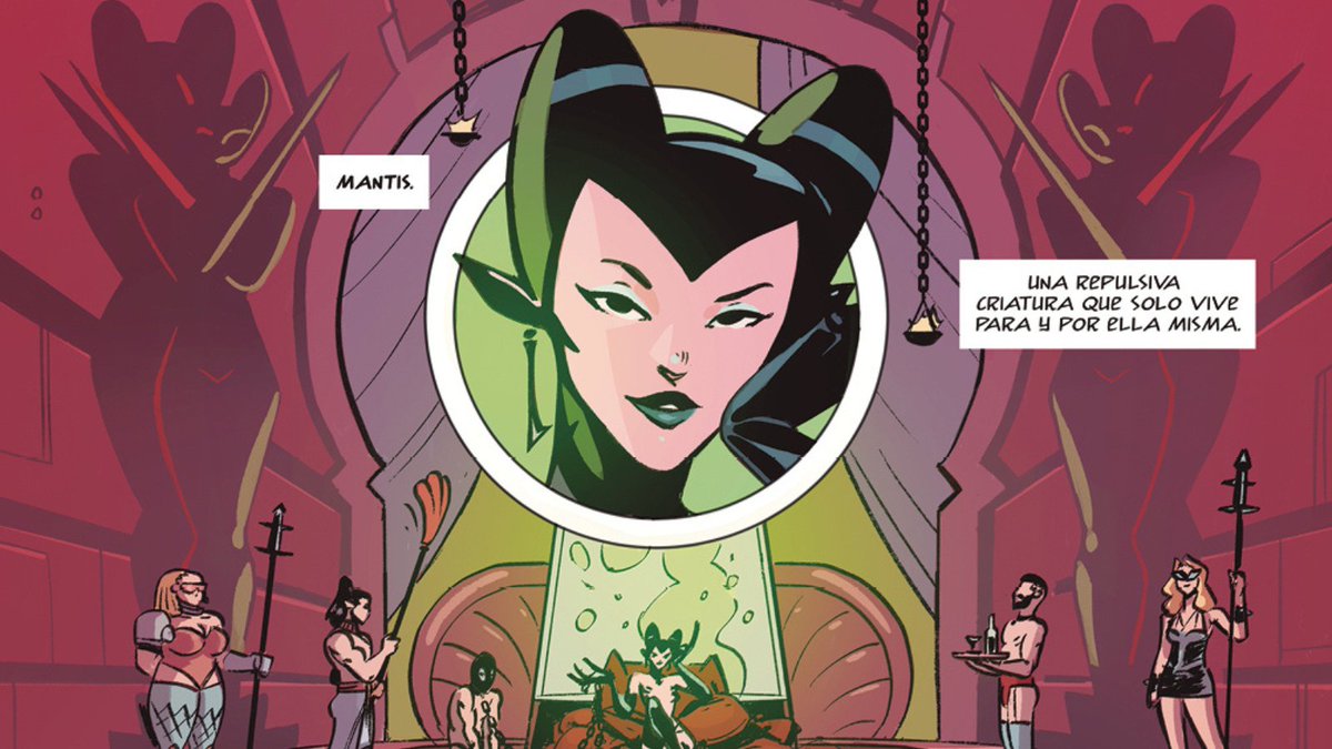 No entendemos qué puede tener Córtex en contra de Mantis, con la cara tan angelical que tiene. Además a los dos les gustan las vestimentas llamativas.  Deberían ser buenos amigos.