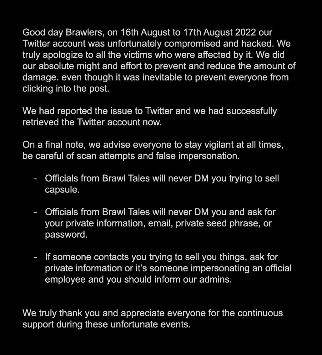 Brawl Tales Official tweet media