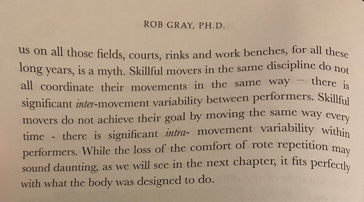 Skillful movers are authentic unique problem solvers. The thing that makes them skillful movers is the ability to solve the various problems within sport, not the specific way they do so.