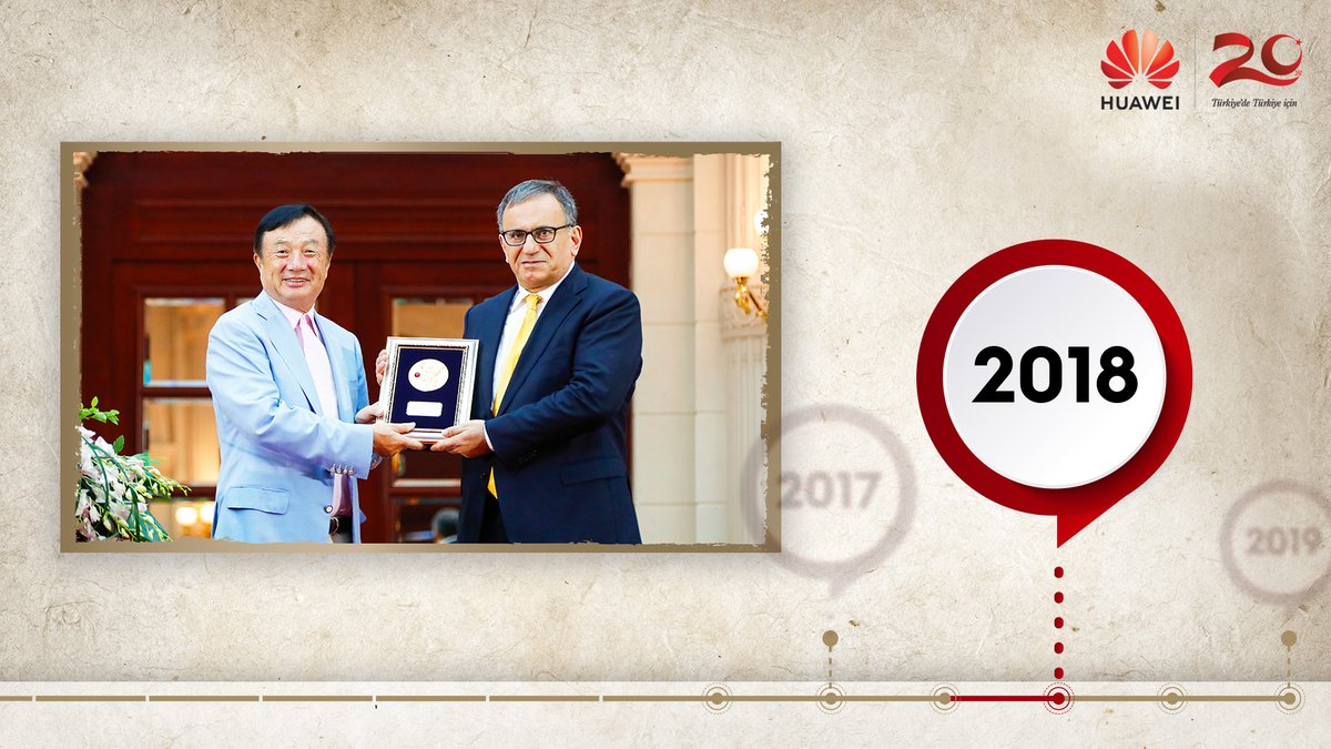 HuaweiTurkiye's tweet photo. Kurucumuz Ren Zhengfei, 5G teknolojilerine yaptığı büyük katkılardan dolayı Bilkent Üniversitesi’nden Prof. Erdal Arıkan ile bir araya geldi.

#Huawei Türkiye’de Türkiye için #20Yıldır
#WhoIsHuawei
#HuaweiTurkey20Years https://t.co/7xt9pjJfIP