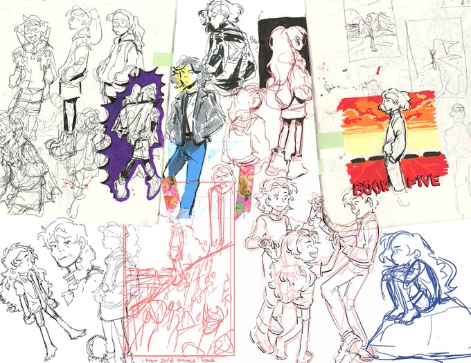 cant believe they had to pull infinity train down bc it was making all the other shows look bad in comparison 😔 (for legal reasons this is a joke) i dont have new art but i can post sketchbook pages i dont think ive put on social media before 