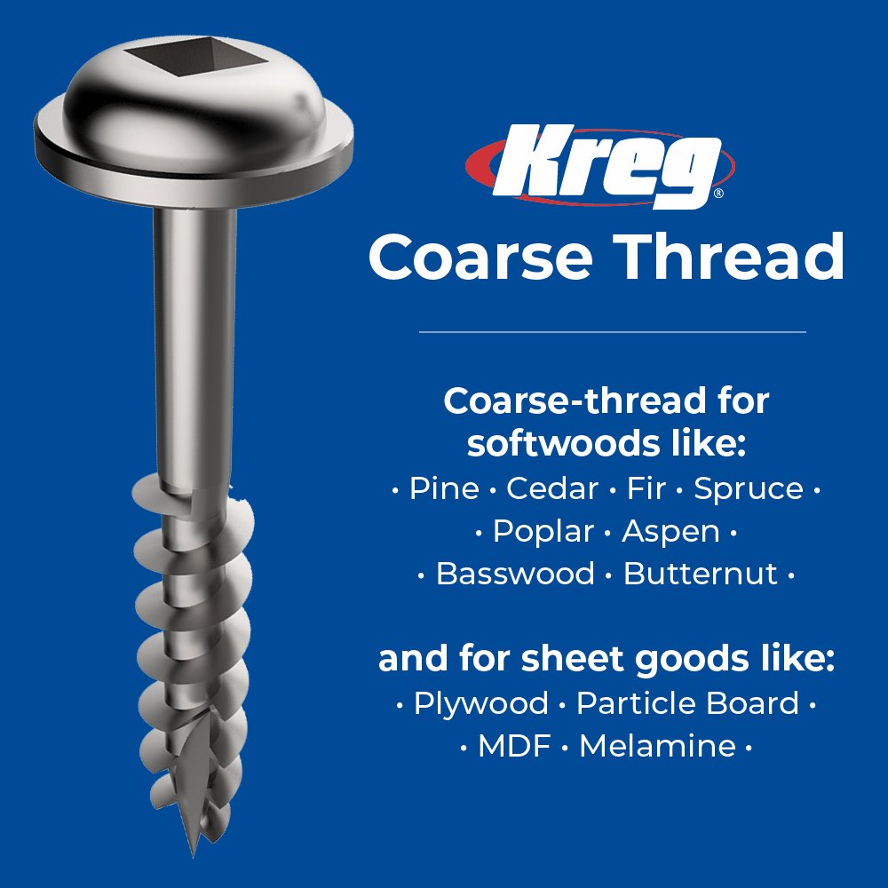 BurnsTools's tweet photo. Hey guys just bringing you some good info on #Kreg #screws to help you figure out what you need for the next job or project. Here at #BurnsPowerTools we carry the full line of #Kregscrews, jigs &amp; accessories to help you save time &amp; get the job done right! #diy #woodworking https://t.co/vpwPhLiXoC