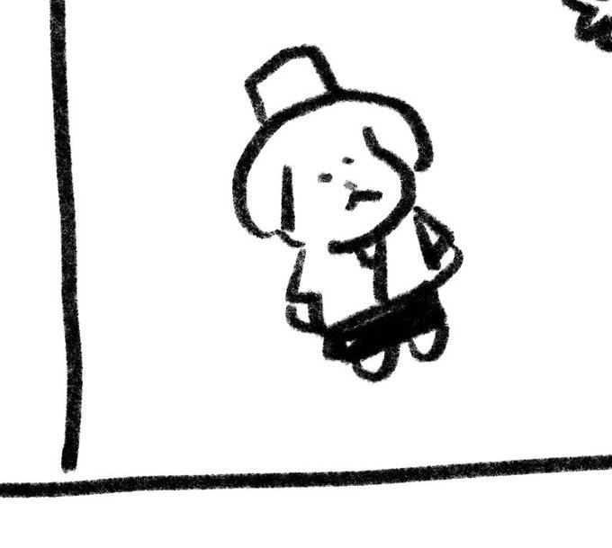 自分で描いたやつだけどこのい~ぬすき。 